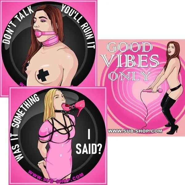 0376A      3 Pack Stickers