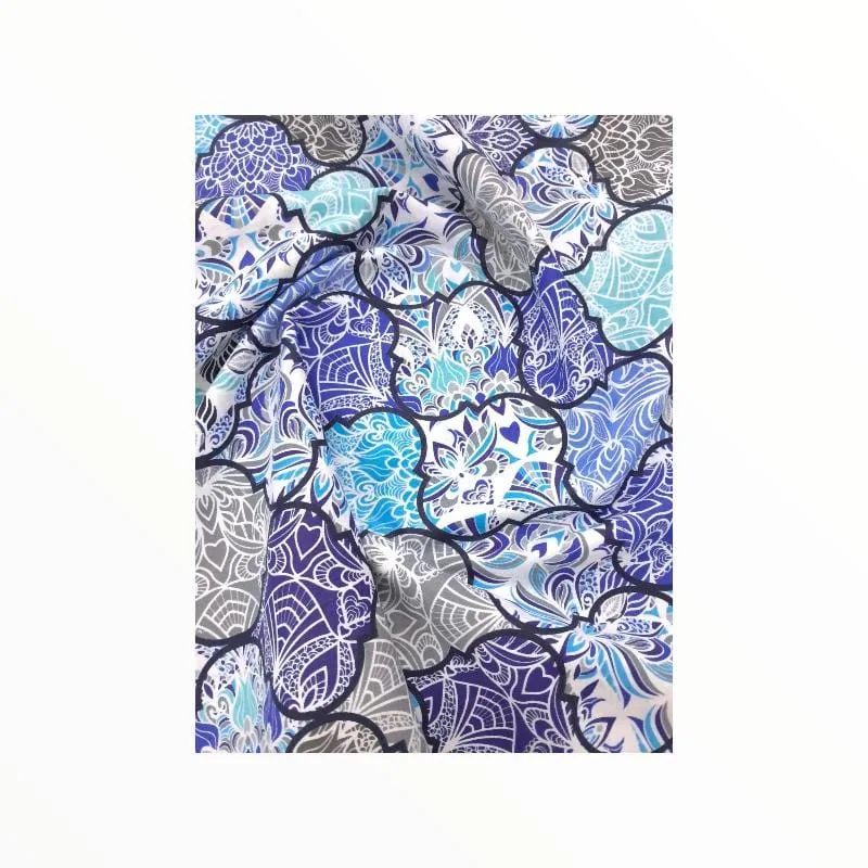 100% Printed Cotton Percale Sheeting 240 cm