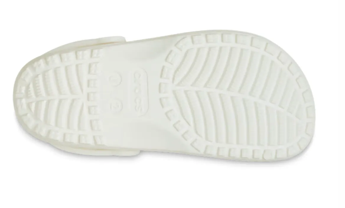 210927-0WV   CROCS Classic Floral Cut Out Clog Chalk