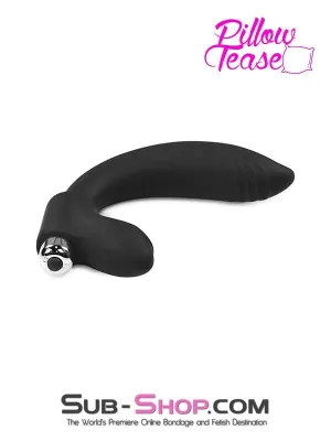 2343M      Vibrating Silicone Prostate Massager with Perineum Stimulator - MEGA Deal