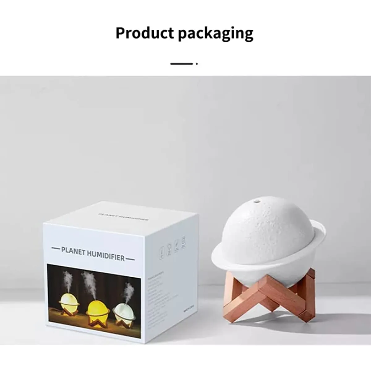 3D Moon Air Humidifier Night Light