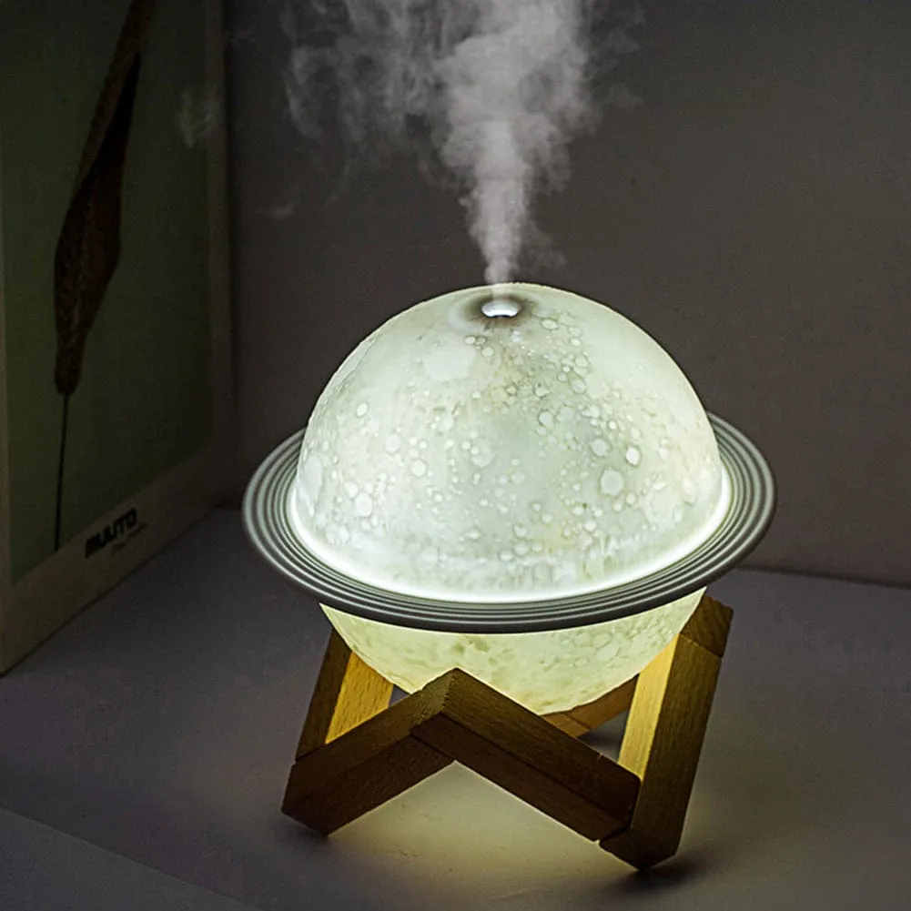 3D Moon Air Humidifier Night Light