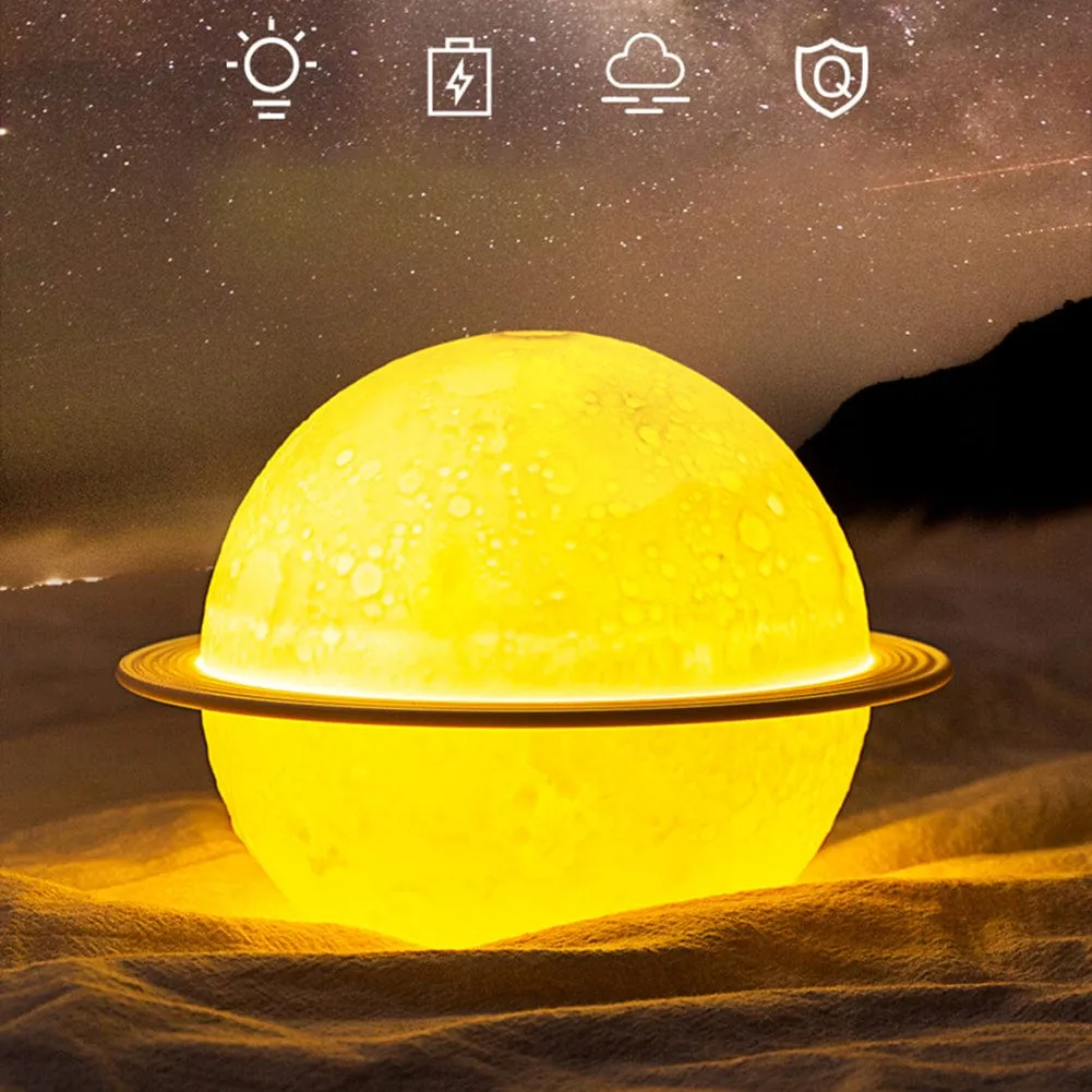 3D Moon Air Humidifier Night Light