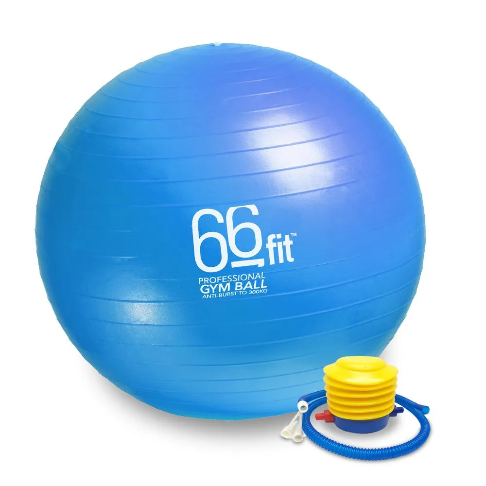 66fit Gym Balls - 8 Sizes - 300KG Anti-Burst