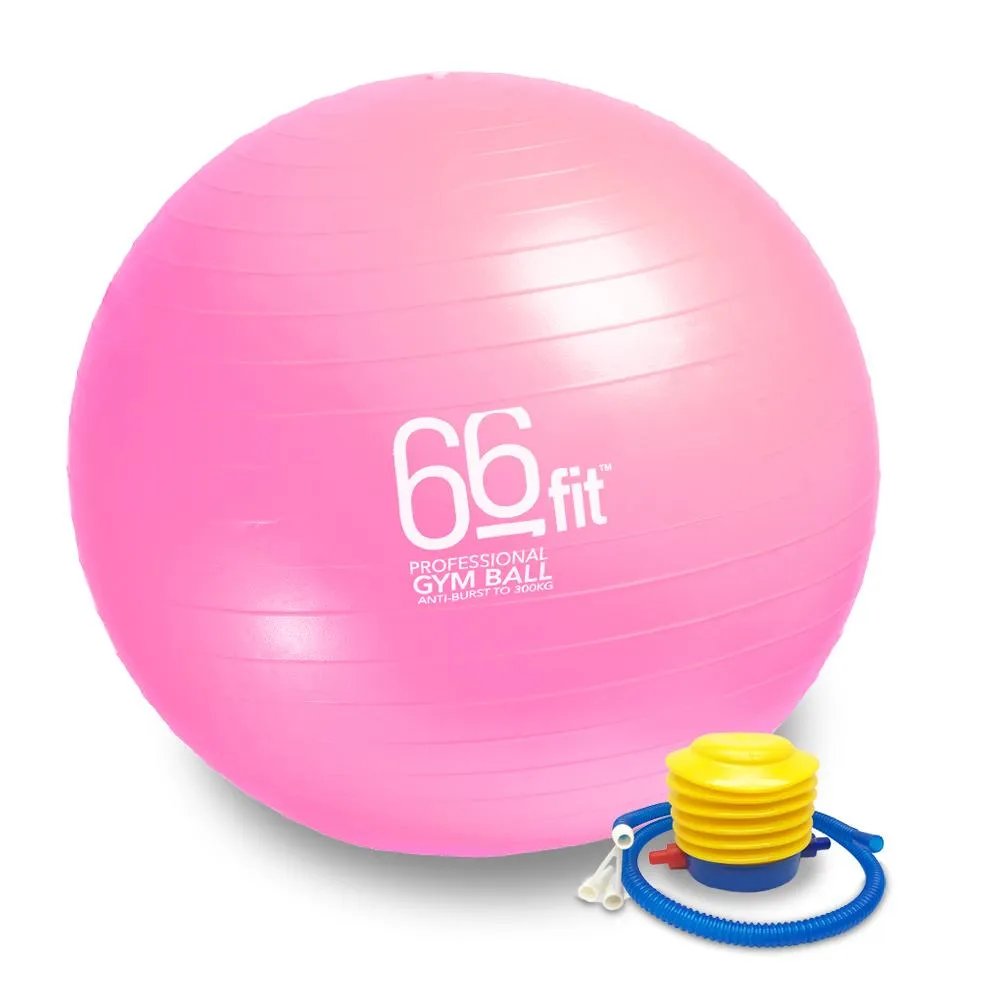 66fit Gym Balls - 8 Sizes - 300KG Anti-Burst
