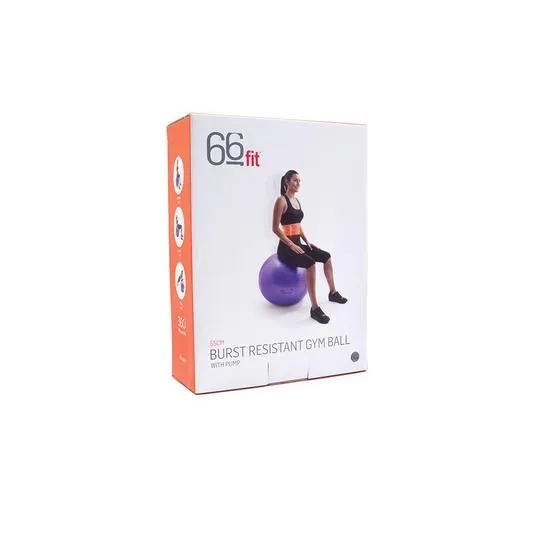 66fit Gym Balls - 8 Sizes - 300KG Anti-Burst