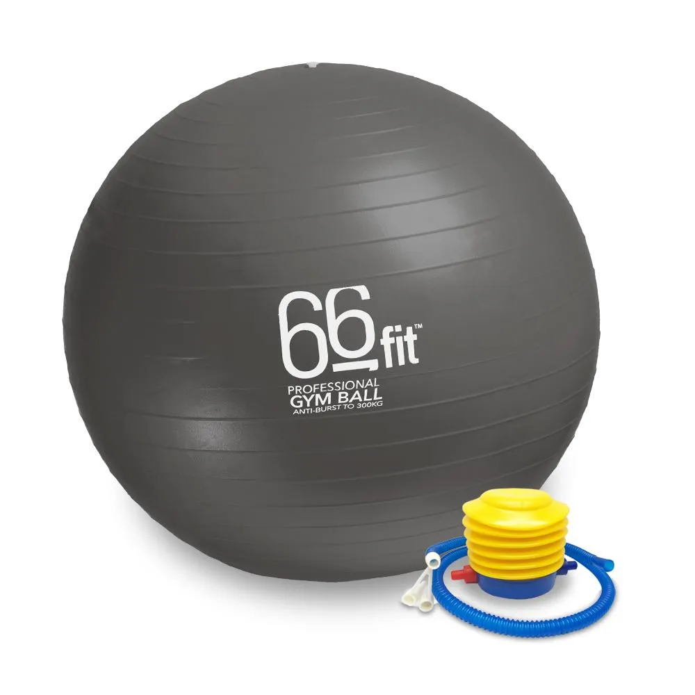 66fit Gym Balls - 8 Sizes - 300KG Anti-Burst