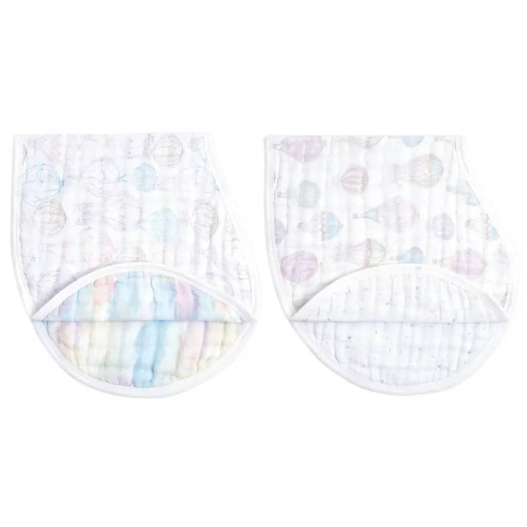 ADEN   ANAIS Burpy Bibs - Above the Clouds - 2 Pack