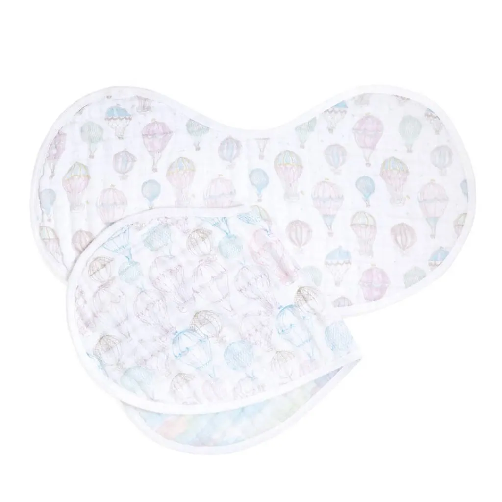 ADEN   ANAIS Burpy Bibs - Above the Clouds - 2 Pack