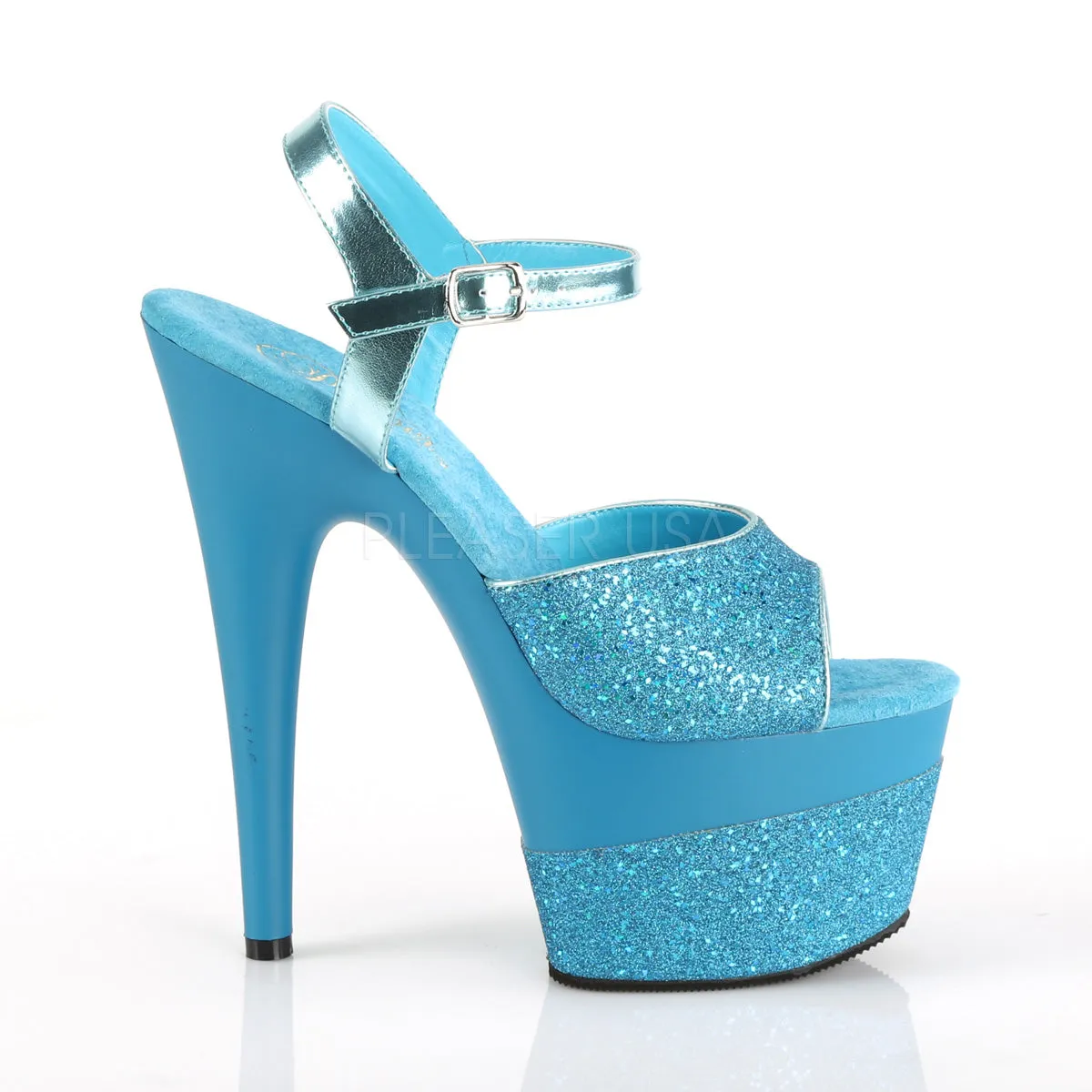 ADORE-709-2G  Aqua Multi Glitter/Aqua Multi Glitter
