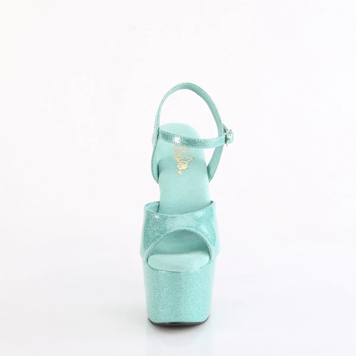 ADORE-709GP  Aqua Glitter Patent/M