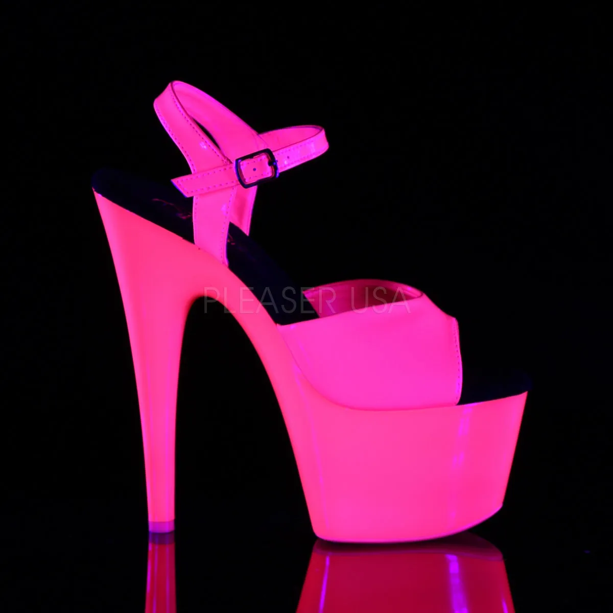 ADORE-709UV  Neon Hot Pink Patent/Neon Hot Pink