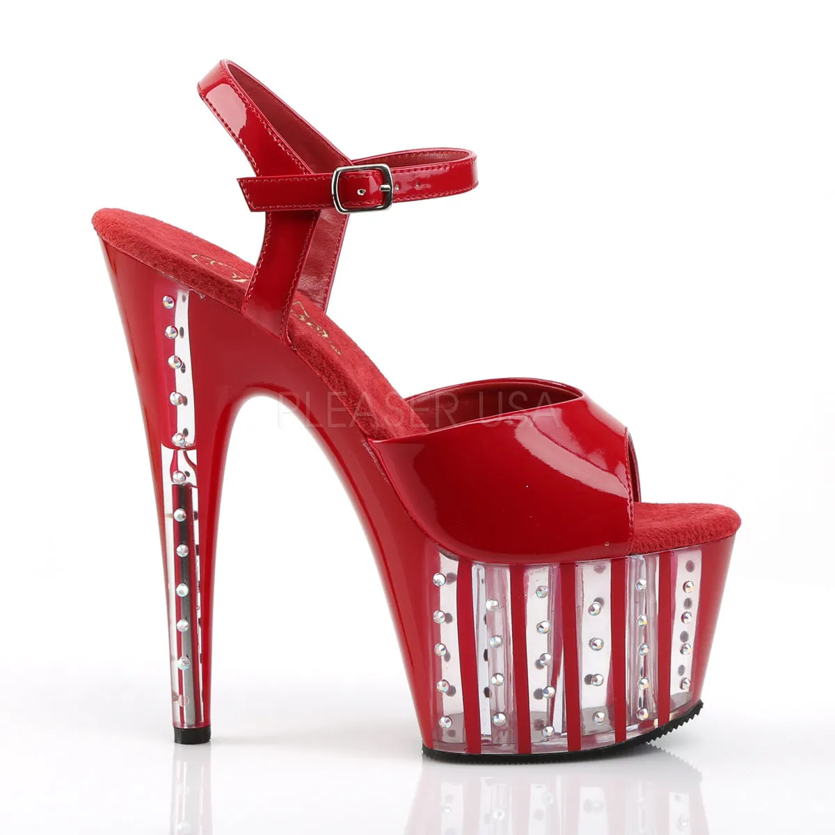 ADORE-709VLRS  Red Patent/Red