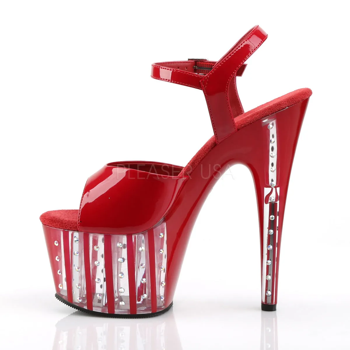 ADORE-709VLRS  Red Patent/Red