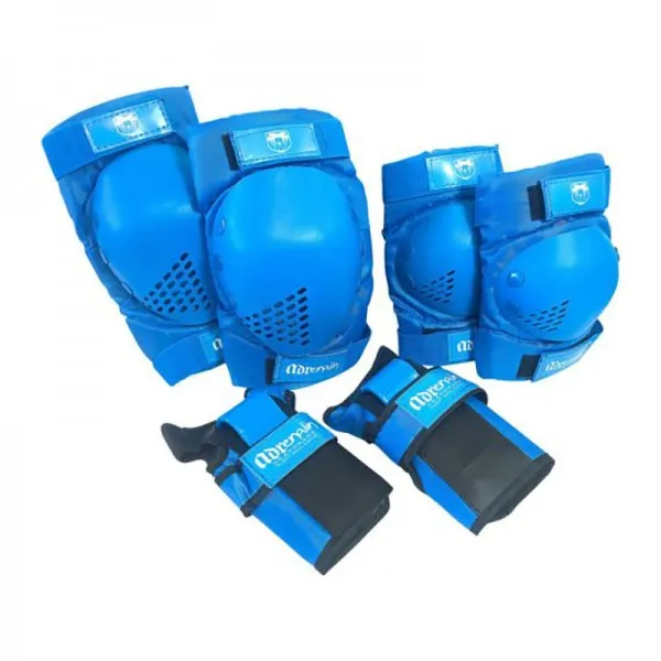 Adrenalin Child Skate Protection 6 Piece Set Elbow Knee Pads and Wrist Brace