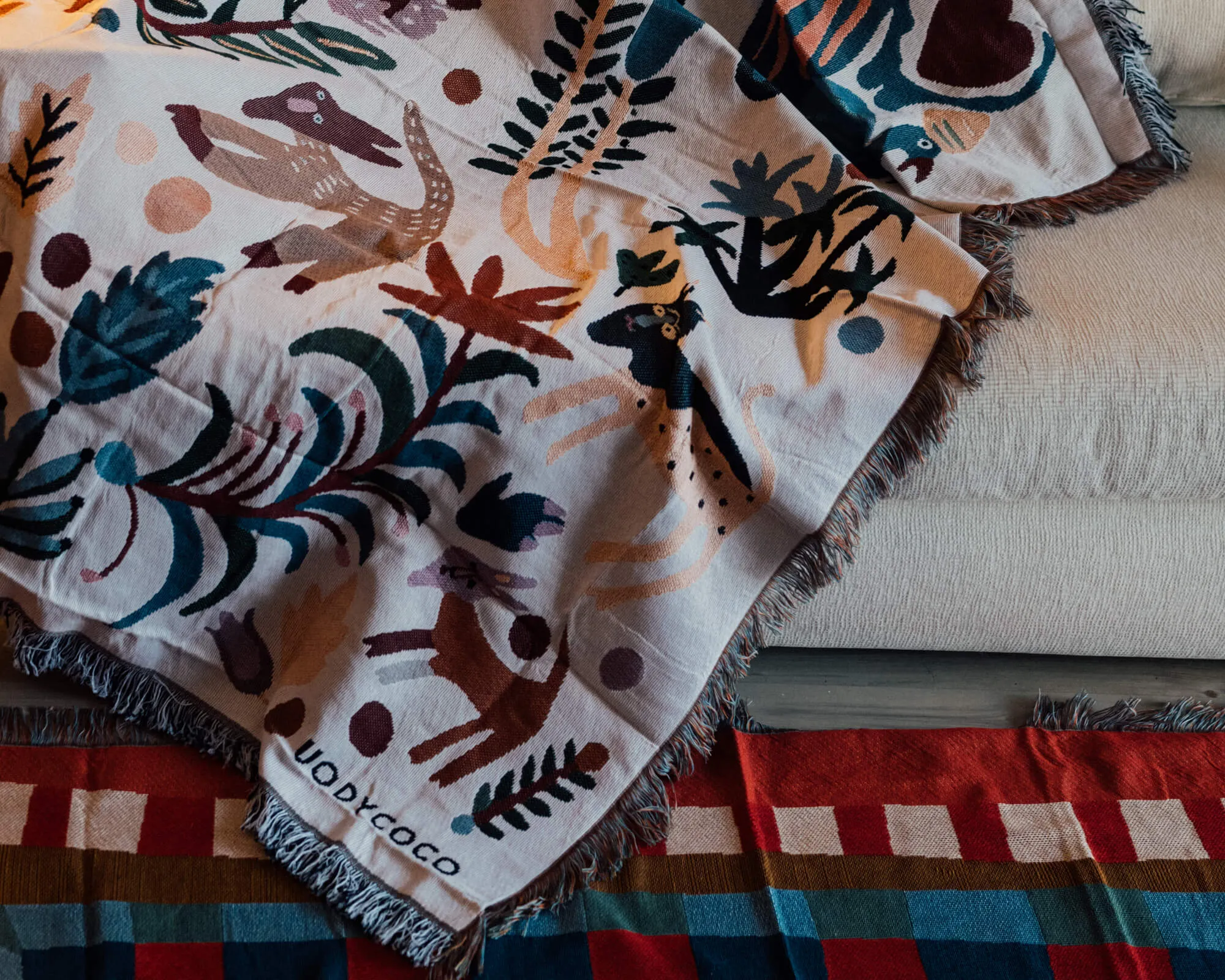Animal Forest Throw Blanket