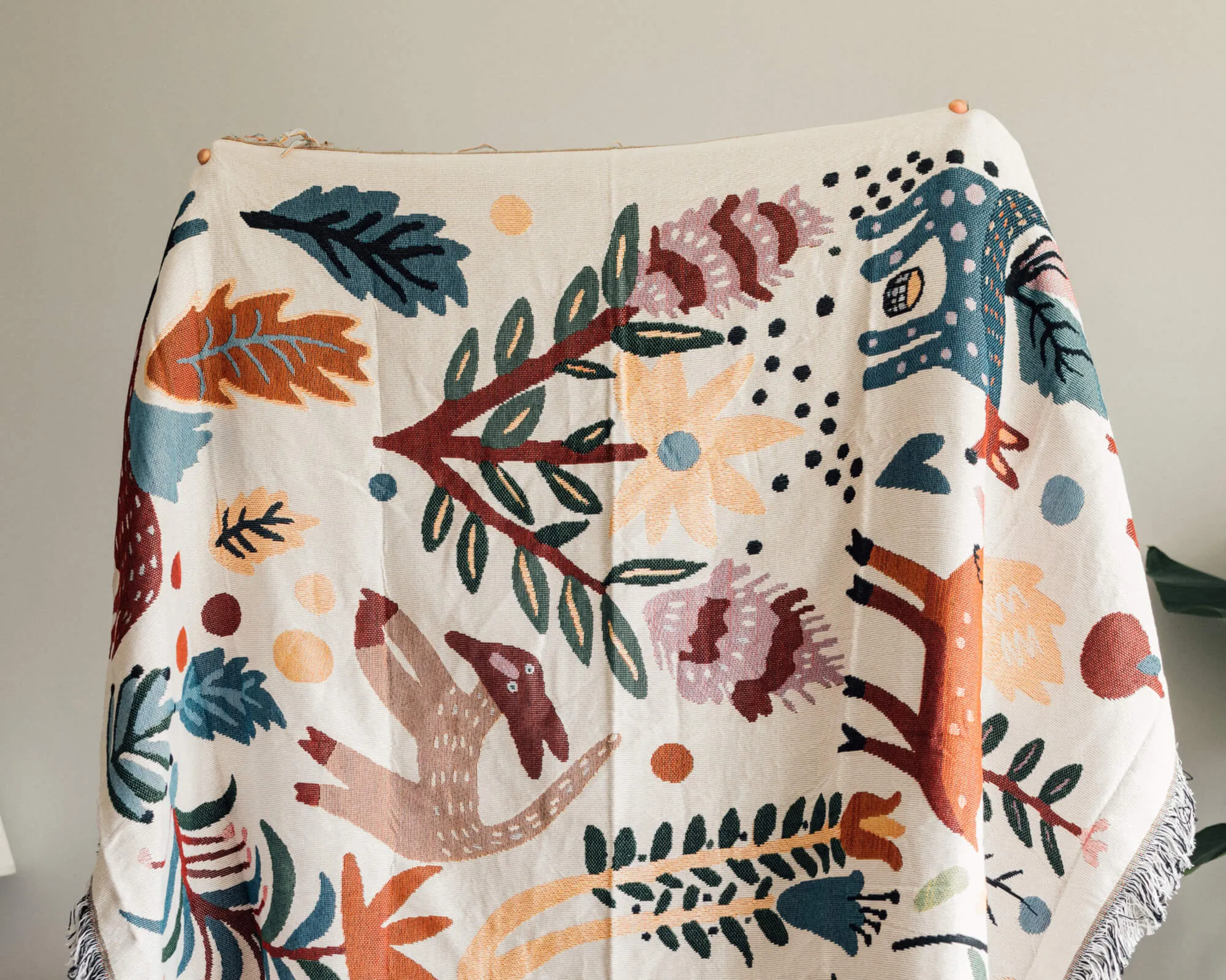 Animal Forest Throw Blanket