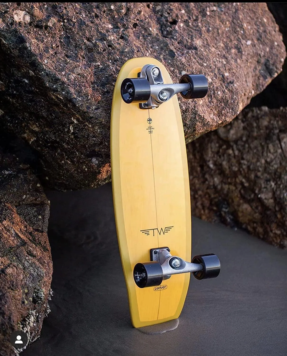 Arbor x Carver Surfskate Shaper Warren C7 Complete Surf Skate Board - 9.875"