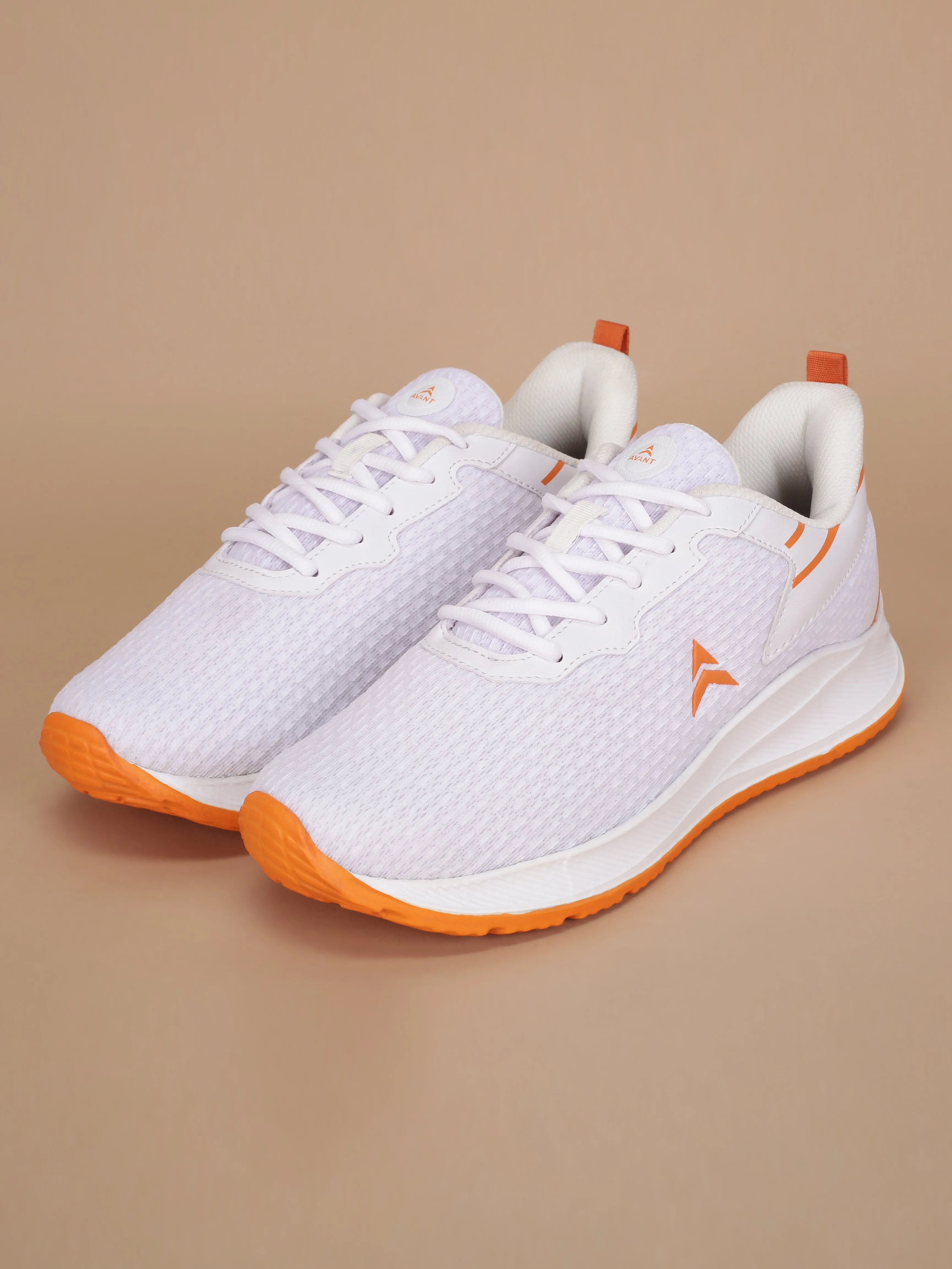 Avant Men's Flarex Walking Shoes - White/Orange