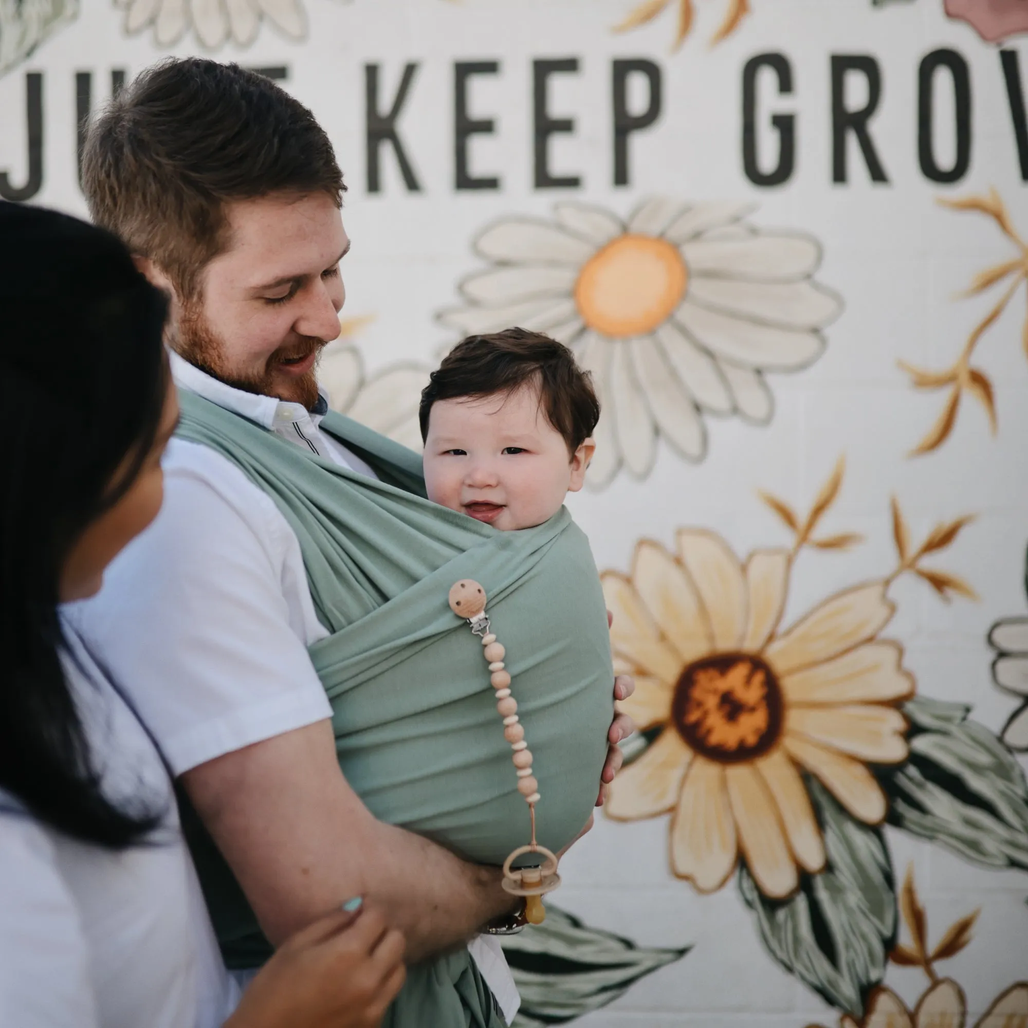 Baby Wrap - Roman Green