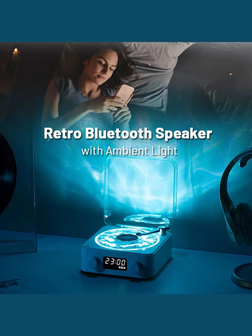 Beach Waves Retro Bluetooth Speaker