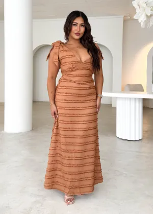 Bella Maxi Dress - Tan