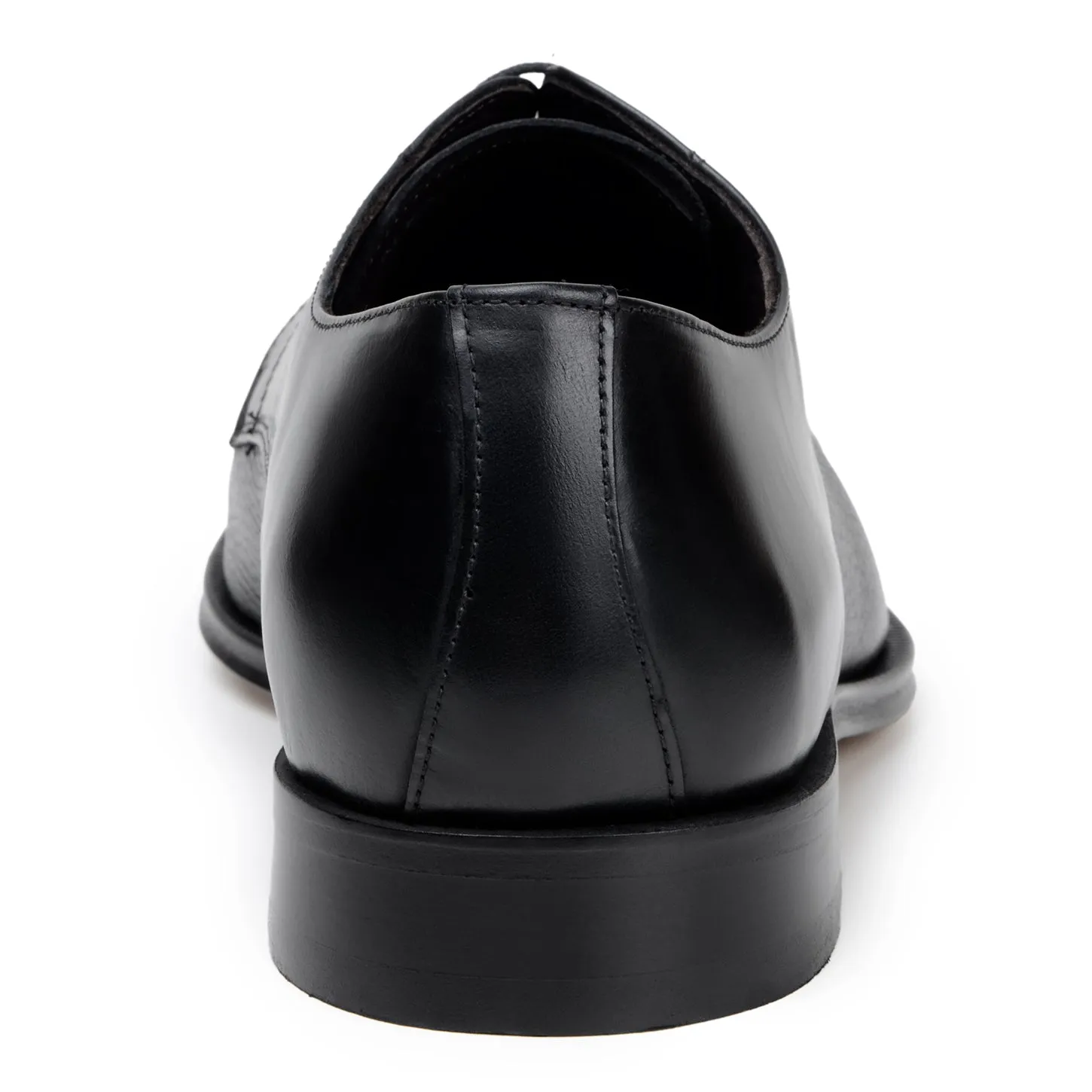 Belvedere Alexander in Black Premium Italian Deerskin Leather Oxfords