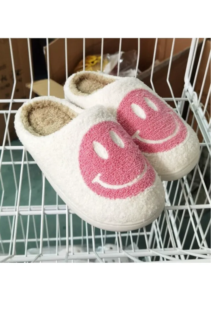 Big Smiley Face Slippers
