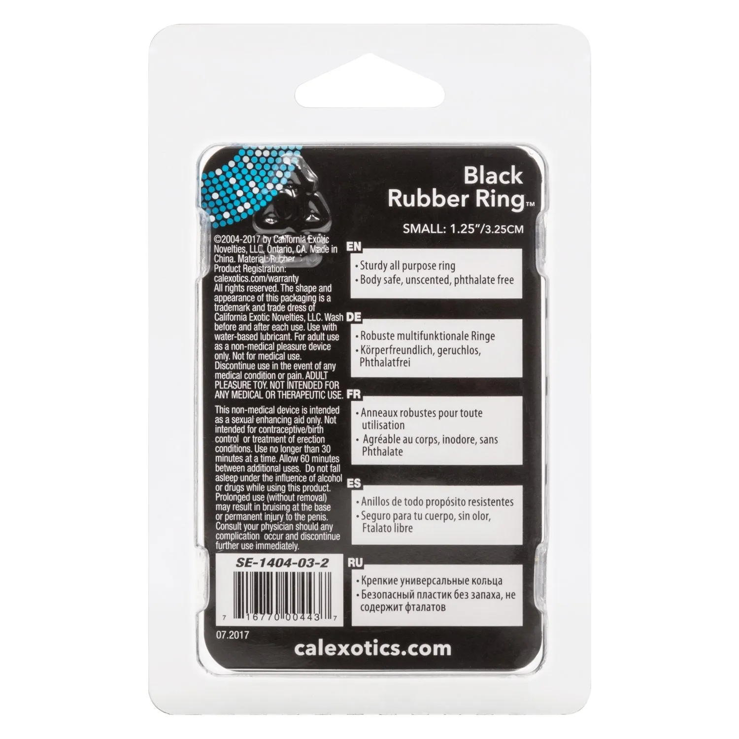 Black Rubber Ring Set