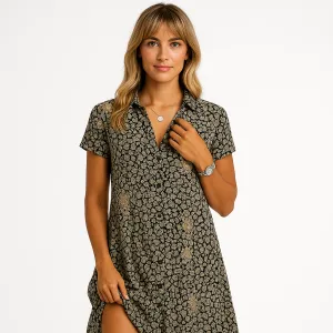 Bohemian Paisley Midi Dress | Lightweight | Relaxed Fit and Vibrant