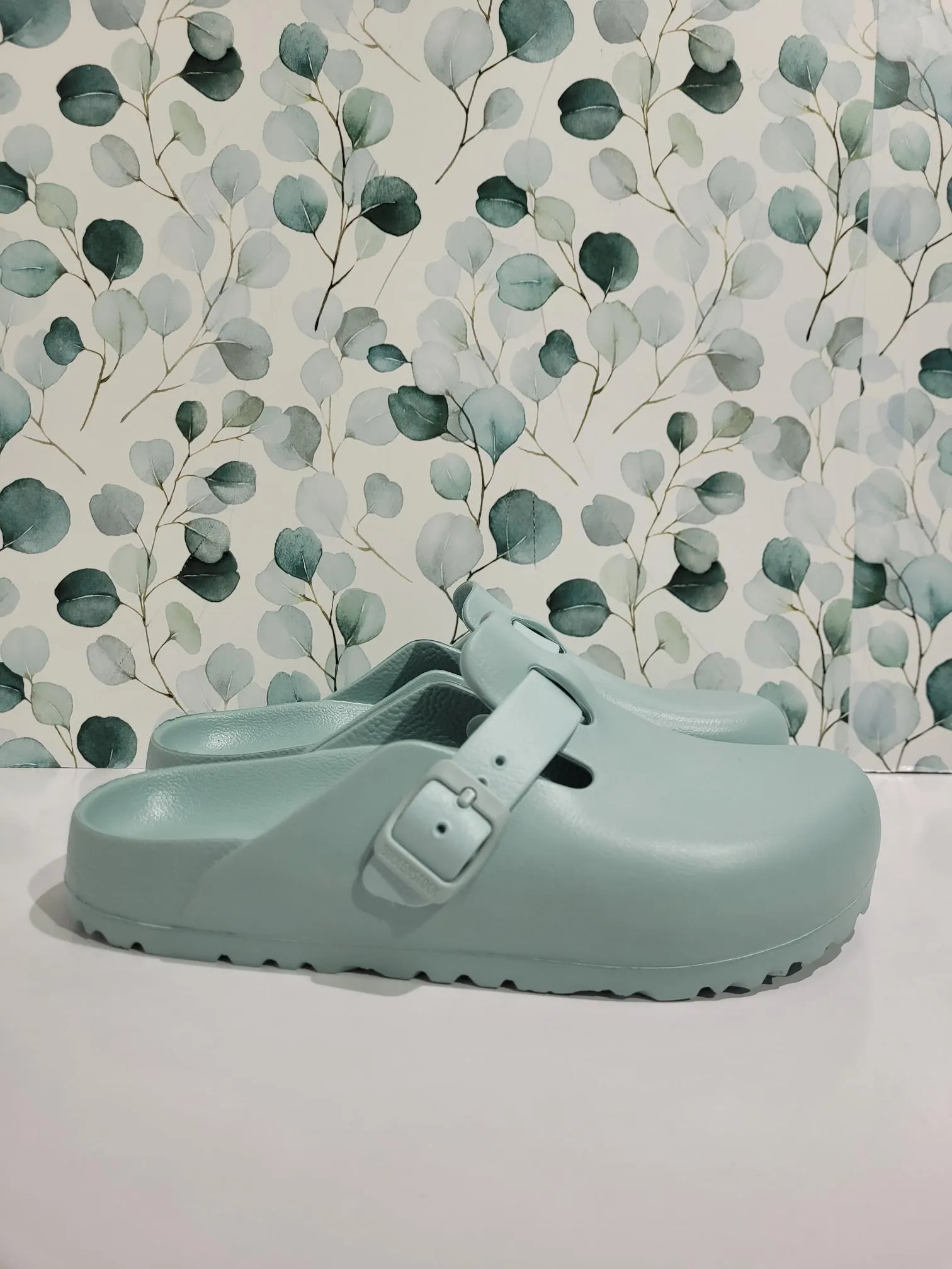 Boston EVA Surf Green Narrow by Birkenstock