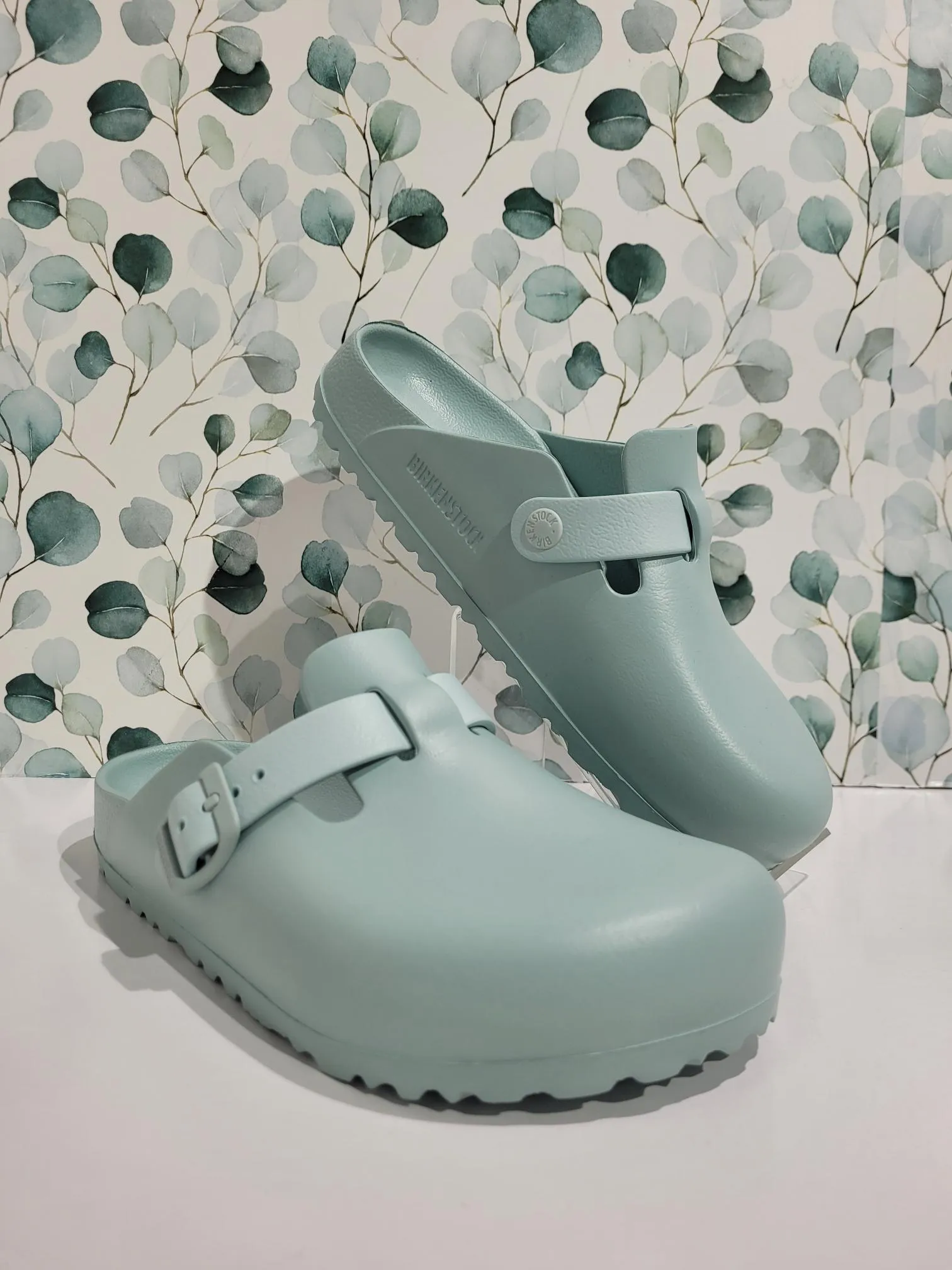 Boston EVA Surf Green Narrow by Birkenstock