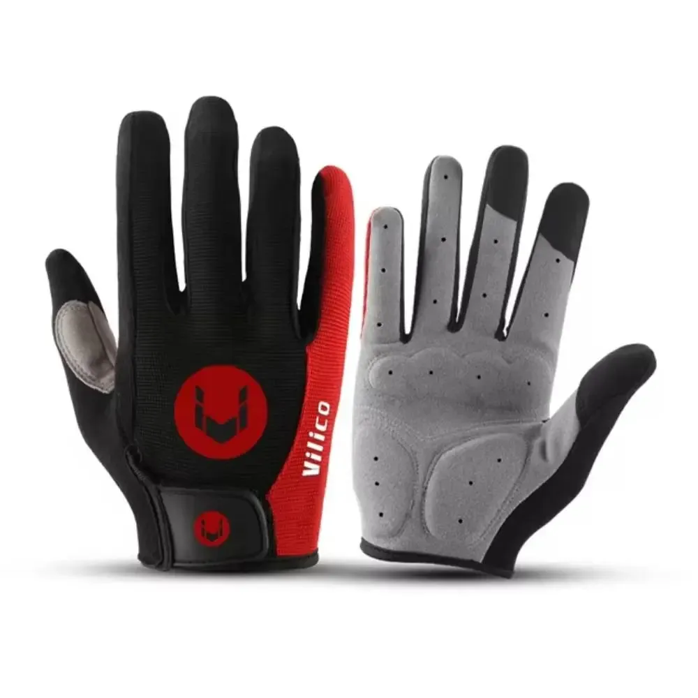 Breathable Anti-Slip Full Finger Cycling Gloves –  Anti-Shock
