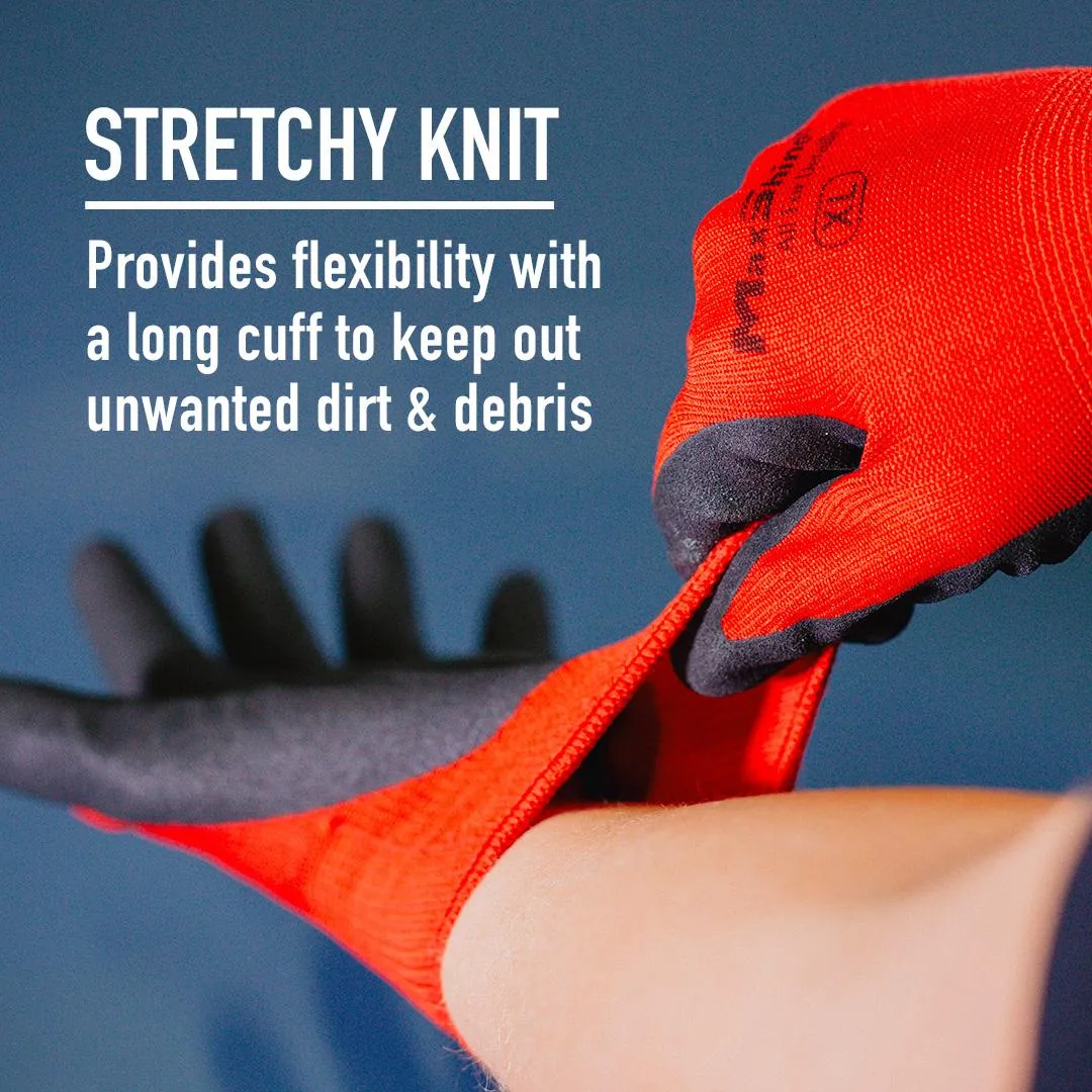 Breathable Work Gloves - 5 Pack