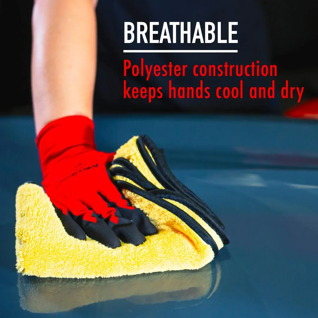 Breathable Work Gloves - 5 Pack