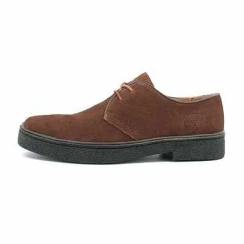 British Walkers Playboy Low Men's Brown Suede Oxfords Ankle Boots