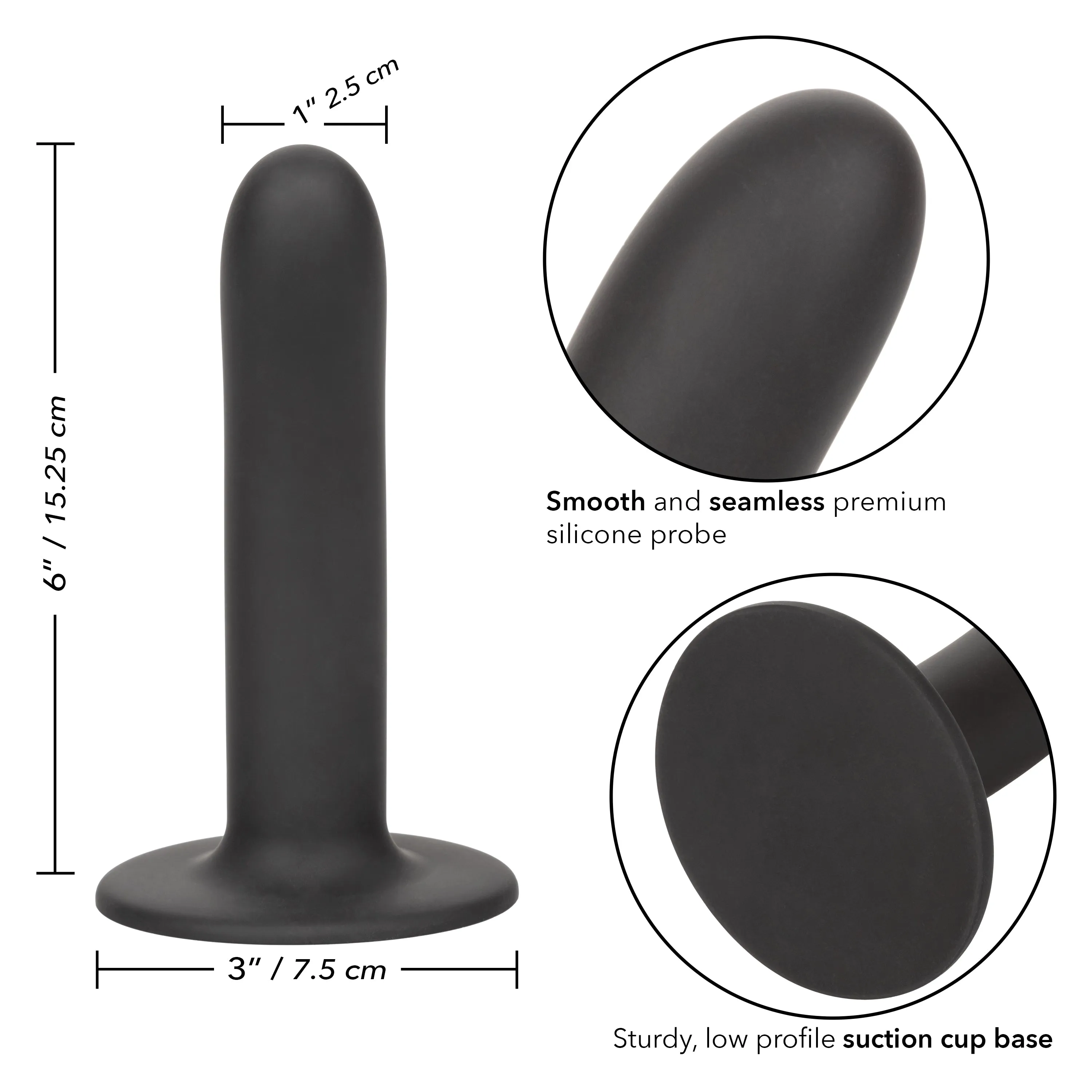 CalExotics Boundless™ 6”/15.25 cm Smooth