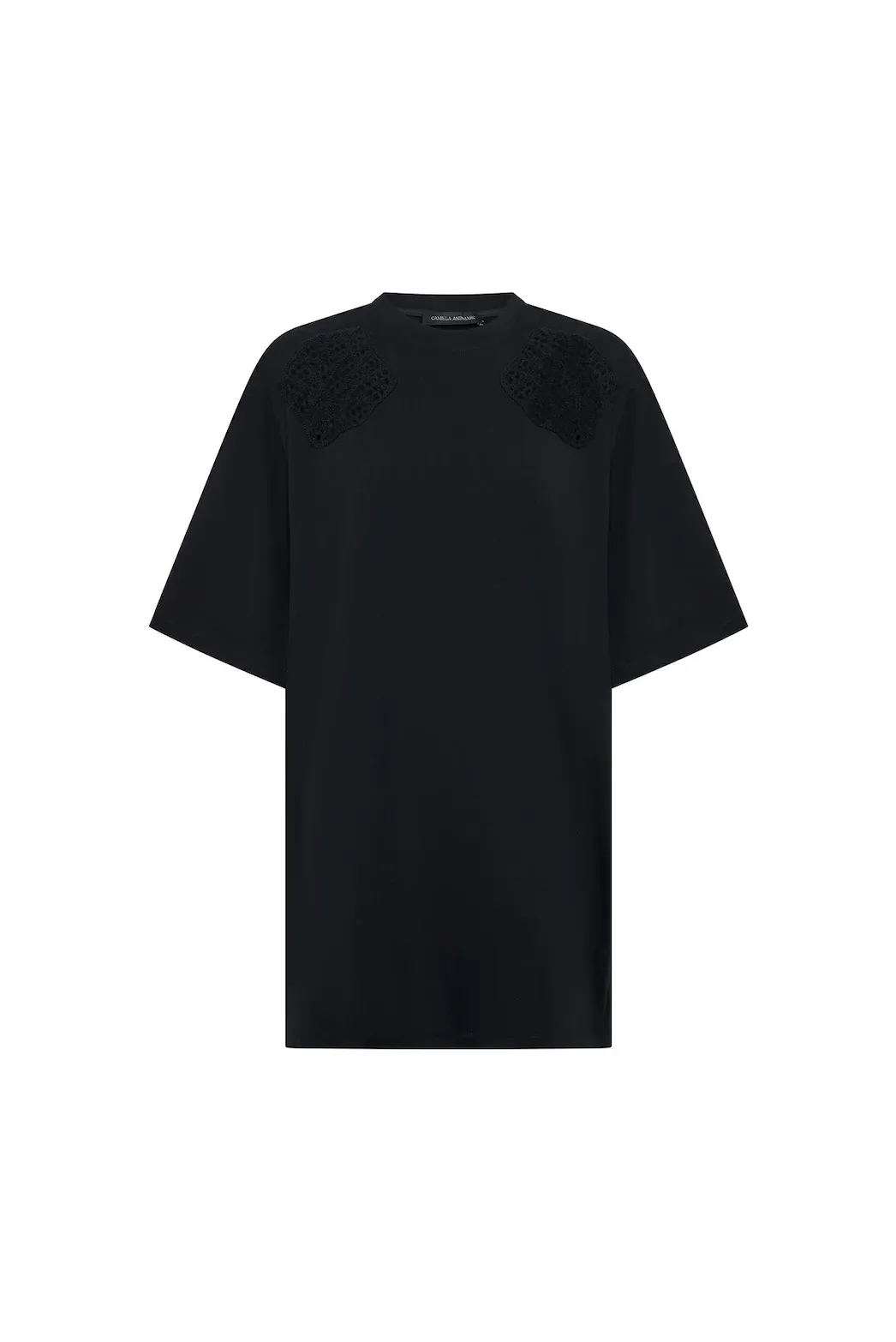 CAMILLA & MARC Caterina Applique Tee Dress - Black