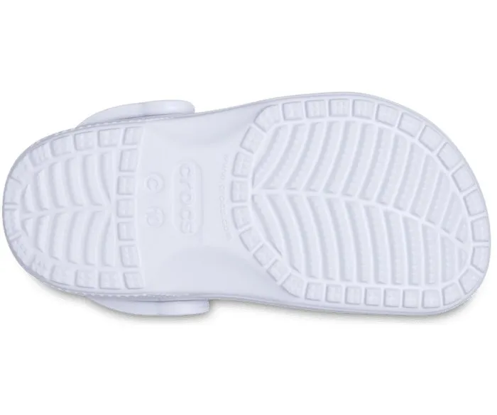 Classic Clog Kids White
