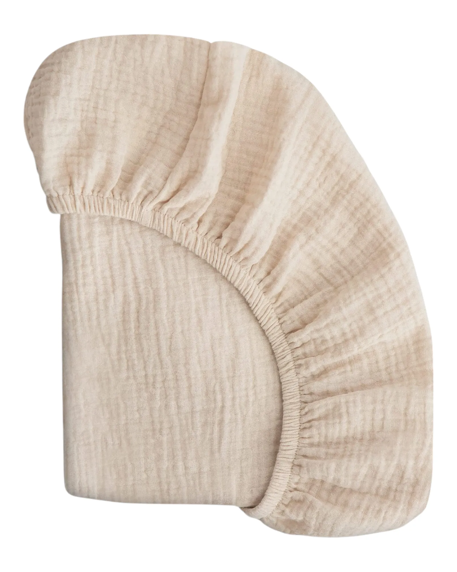 Cotton Warm-Toned Patterned Baby Bassinet Sheets
