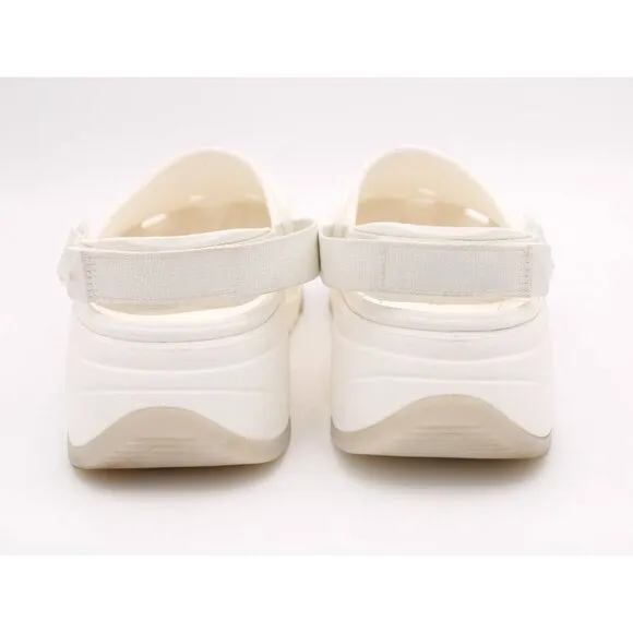 Crocs Classic Hiker Xscape Clog Hook &amp; Loop Strap White Men's 9 Women's 11