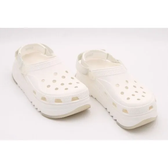 Crocs Classic Hiker Xscape Clog Hook &amp; Loop Strap White Men's 9 Women's 11