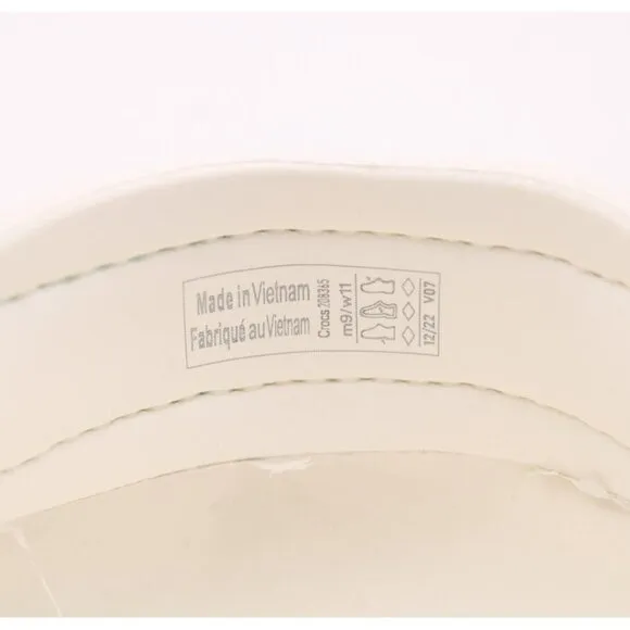 Crocs Classic Hiker Xscape Clog Hook &amp; Loop Strap White Men's 9 Women's 11