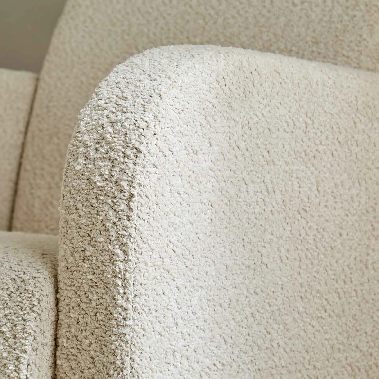 CuddleCo Etta Nursing Chair in Boucle Mushroom