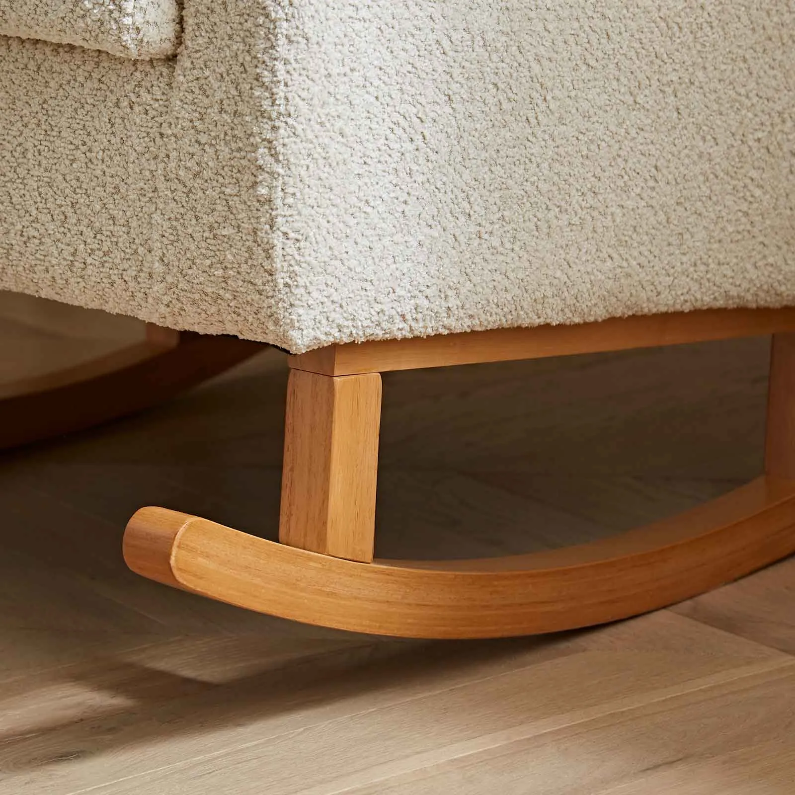 CuddleCo Etta Nursing Chair in Boucle Mushroom