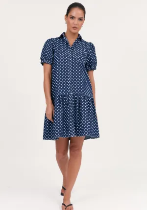 Daniela Spot Denim Dress