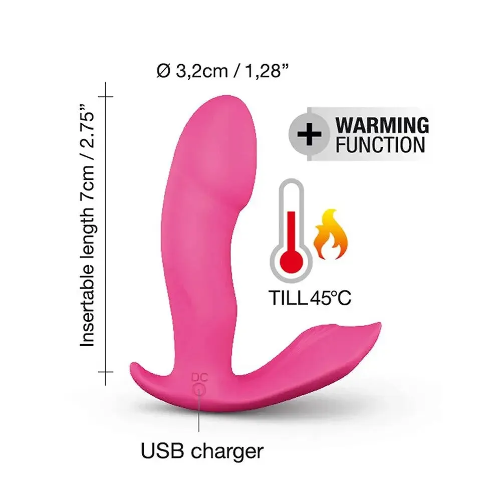 Dorcel Silicone Pink Remote Control Rechargeable Clitoral Vibrator