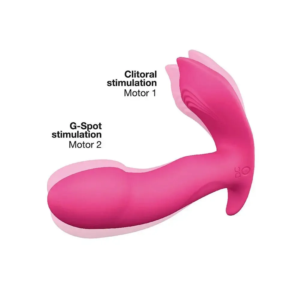 Dorcel Silicone Pink Remote Control Rechargeable Clitoral Vibrator