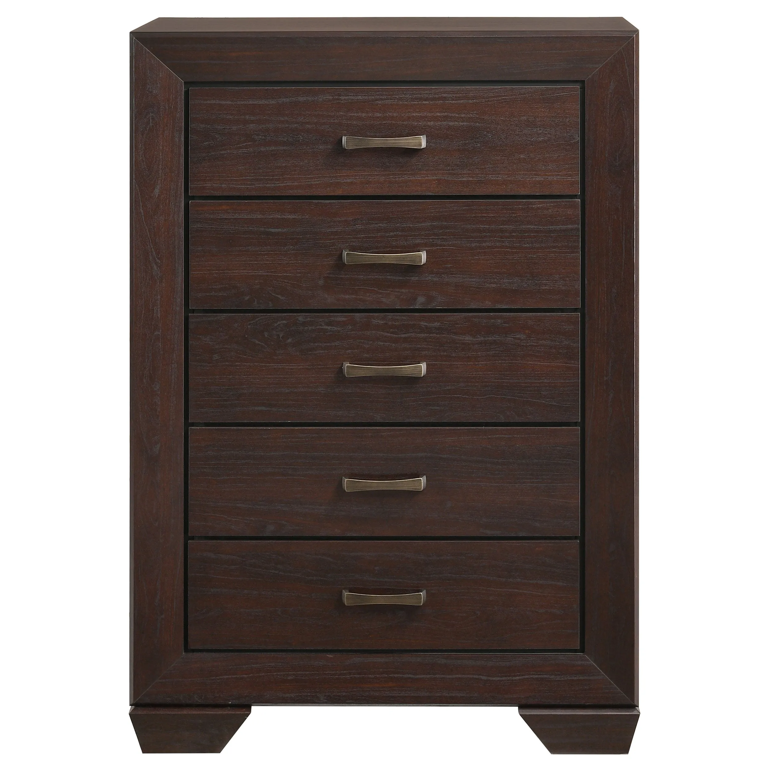Dorian 5-piece Twin Bedroom Set Dark Cocoa