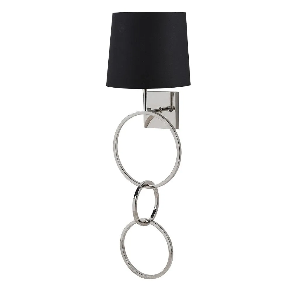 Dwell Steel Ring Chain Wall Light